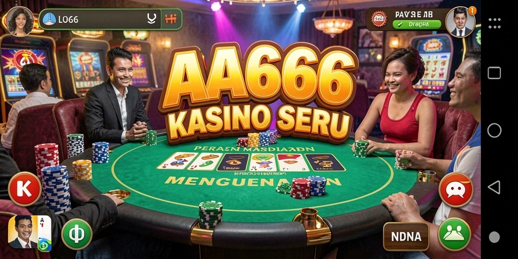 Tampilan gameplay Kasino yang menakjubkan dan mendebarkan.