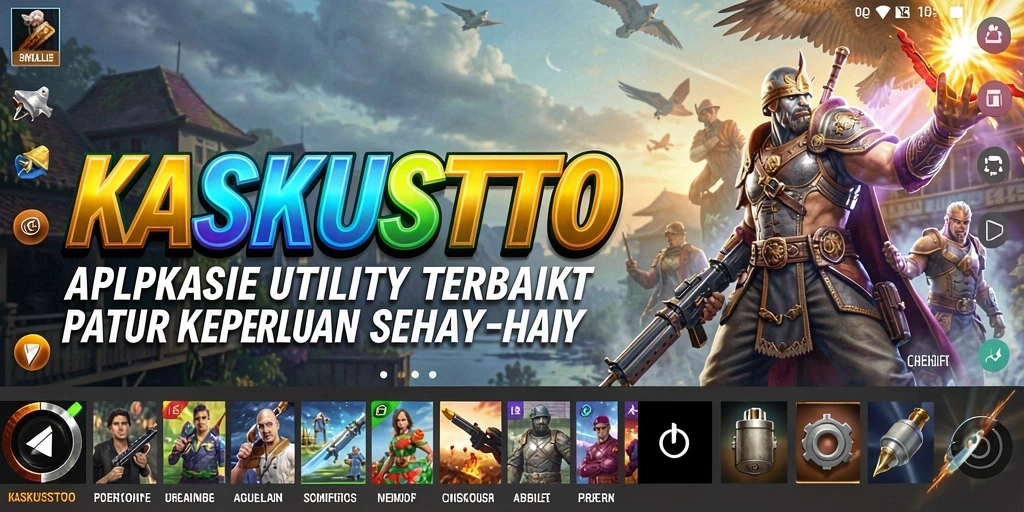 Tampilan antarmuka yang menarik dan fungsional dari KASKUSTOTO.
