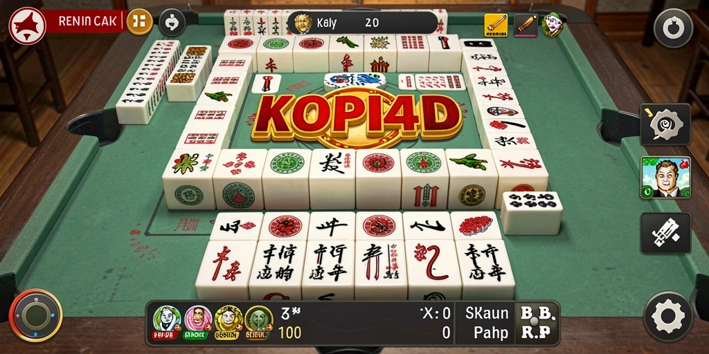 Tampilan gameplay KOPI4D yang seru dan menantang.